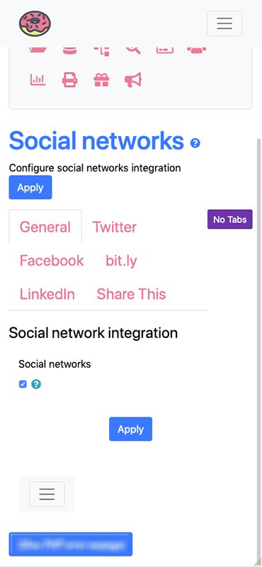 Social Network integration to ease your marketing actions