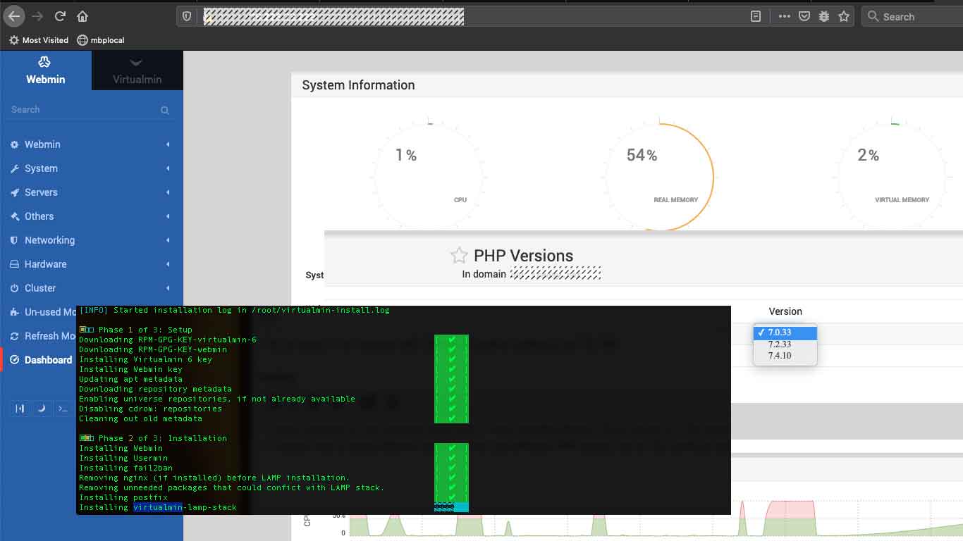 Virtualmin Install